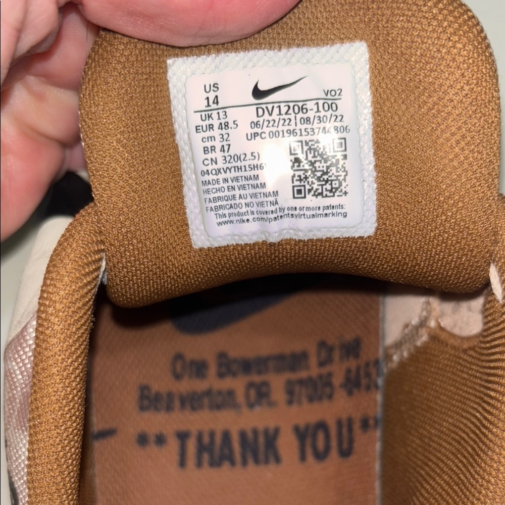 Nike Metcon 8 AMP Sand Drift Sneakers. Men's 14. Excellent condition. Styling! - Picture 14 of 14